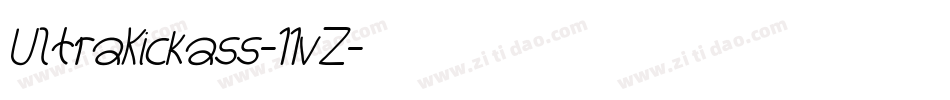 UltraKickass-11vZ字体转换