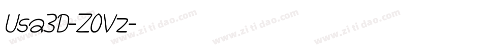 Usa3D-Z0Vz字体转换