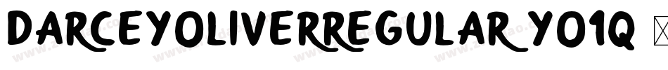 DarceyOliverRegular-yO1q字体转换