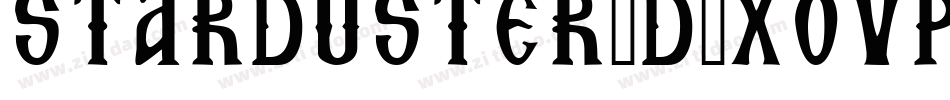 Starduster3D-XOvP字体转换