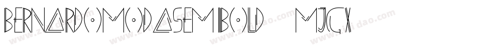 Bernardomodasemibold-mJGx字体转换