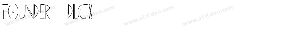 Founder-dLGx字体转换
