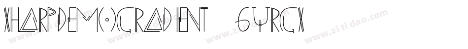XharpDemoGradient-6YRGx字体转换