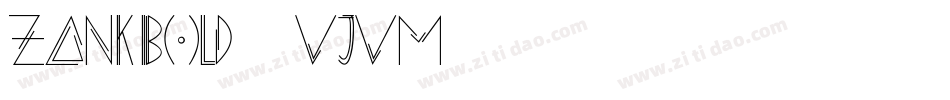 ZankiBold-vJVM字体转换