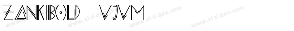 ZankiBold-vJVM字体转换