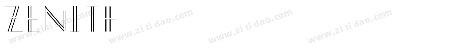 ZENITH2000字体转换