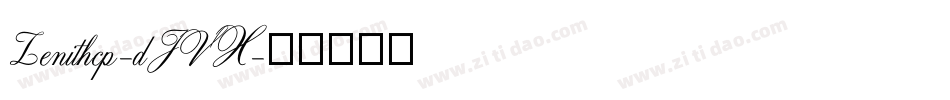Zenithcp-dJVX字体转换