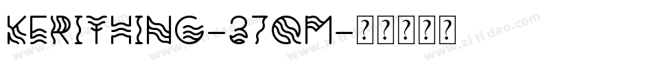 Kerithing-37qM字体转换