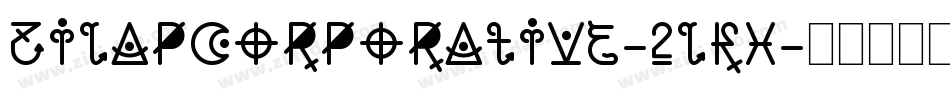 ZilapCorporative-2lKX字体转换