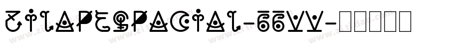 ZilapEspacial-66Vv字体转换