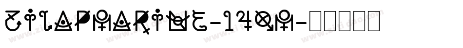 ZilapMarine-14qM字体转换