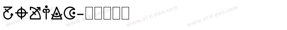 Zodiac字体转换