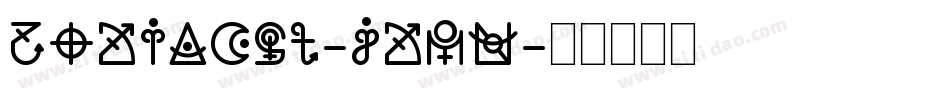 ZodiacSt-Jdmn字体转换