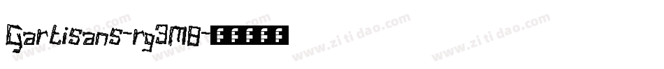 Gartisans-rg3M8字体转换 Gartisans-rg3M8字体转换
