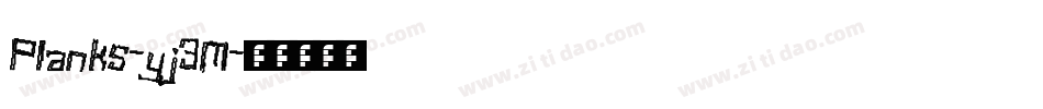 Planks-yj3M字体转换