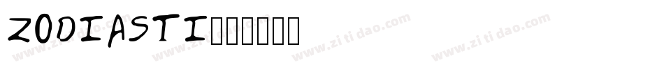 ZODIASTI字体转换