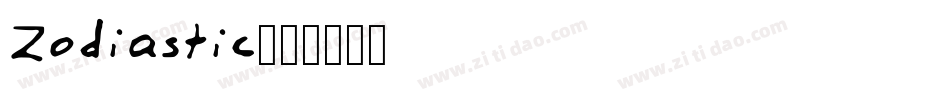 Zodiastic字体转换
