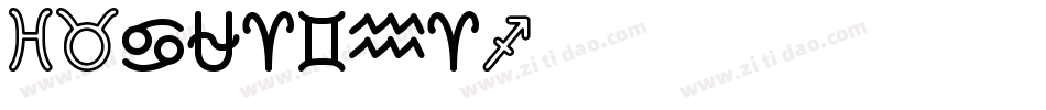 zodiaclaw字体转换