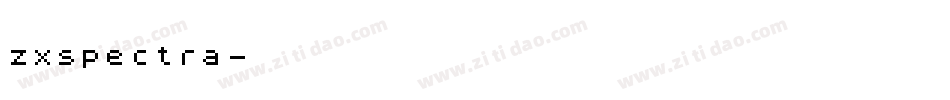 zxspectra字体转换