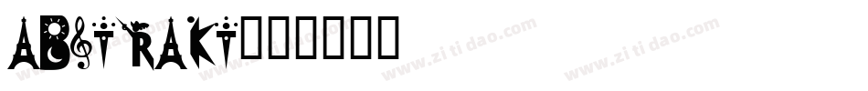 ABSTRAKT字体转换