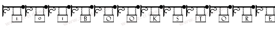 101BookStoreSignz-4g5D字体转换