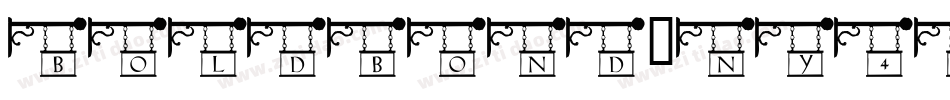 BoldBond-ny4g字体转换