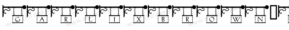 Garlixbrown-zW4G字体转换