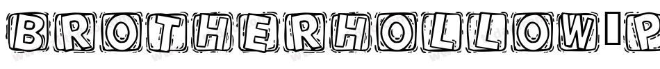 BrotherHollow-pV0d字体转换