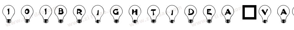101BrightIdea-vA64字体转换