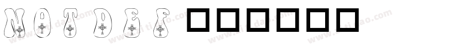 notdef字体转换