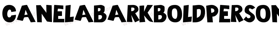 CanelaBarkBoldPersonalUse-o68z字体转换