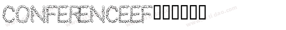 ConferenceEF字体转换