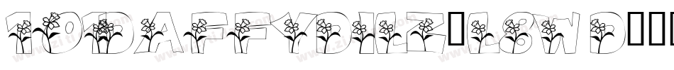101Daffydilz-l8WD字体转换