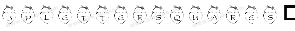 Bplettersquares-8aPM字体转换