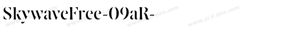 SkywaveFree-09aR字体转换