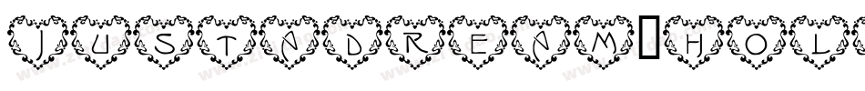 justadream_hollow字体转换