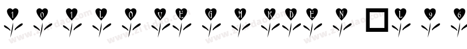 101LoveGarden-l96D字体转换