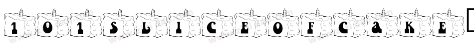 101SliceOfCake-3aL8字体转换