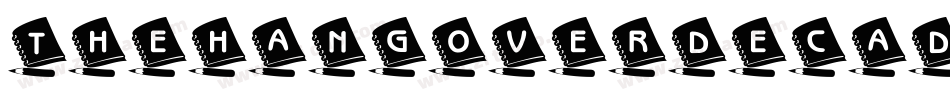 Thehangoverdecadebold-axBpE字体转换
