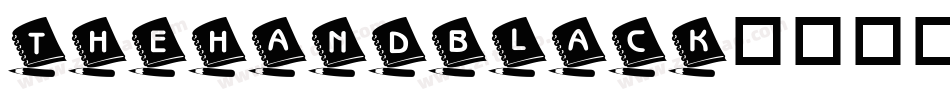 thehandblack字体转换