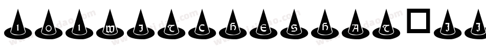 101WitchesHat-JJ5M字体转换