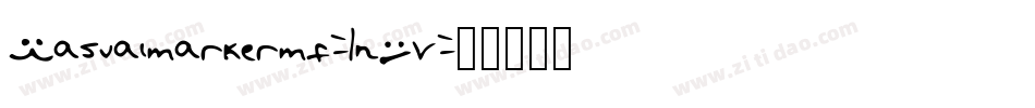Casualmarkermf-1nEv字体转换