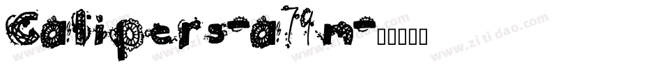 Calipers-a79m字体转换