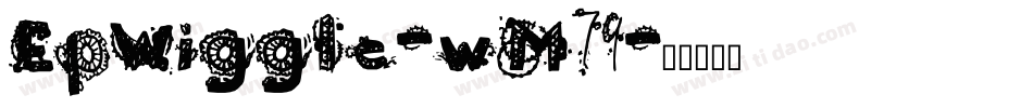 EpWiggle-wM79字体转换