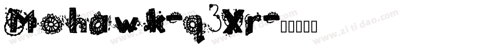 Mohawk-q3Xr字体转换