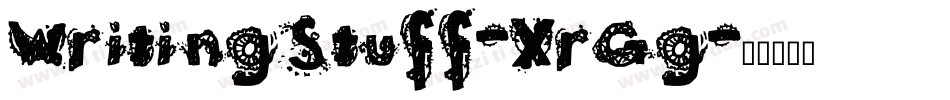WritingStuff-XrGg字体转换