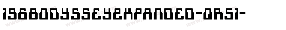 1968OdysseyExpanded-qr51字体转换