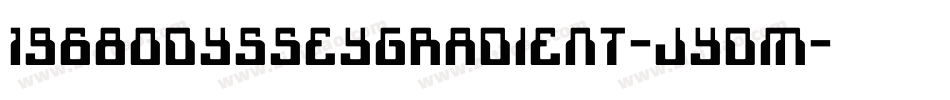 1968OdysseyGradient-JYdm字体转换