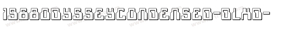 1968OdysseyCondensed-DlXD字体转换