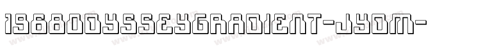1968OdysseyGradient-JYdm字体转换